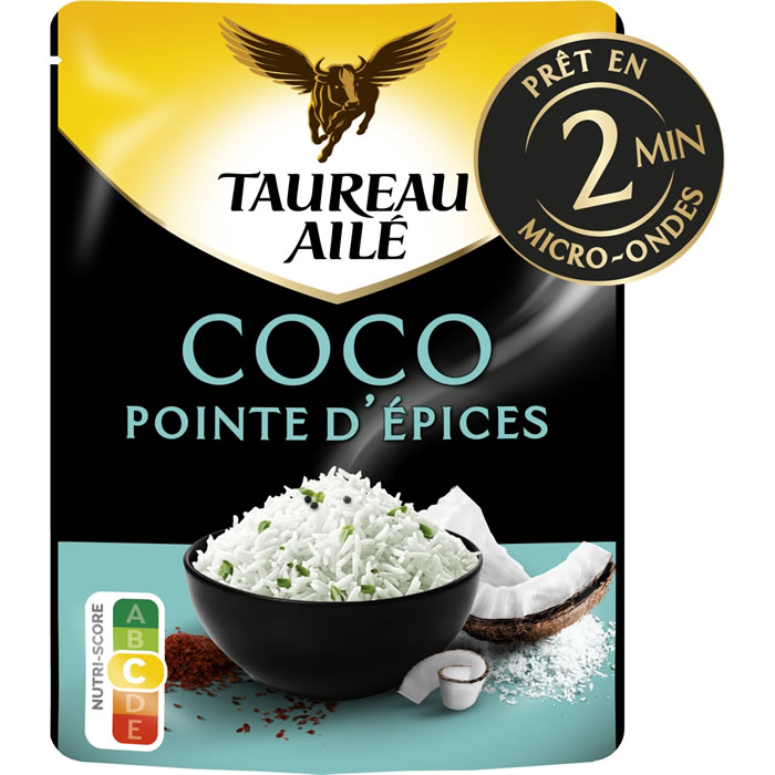 TAUREAU AILE Riz basmati au lait de coco micro-ondes