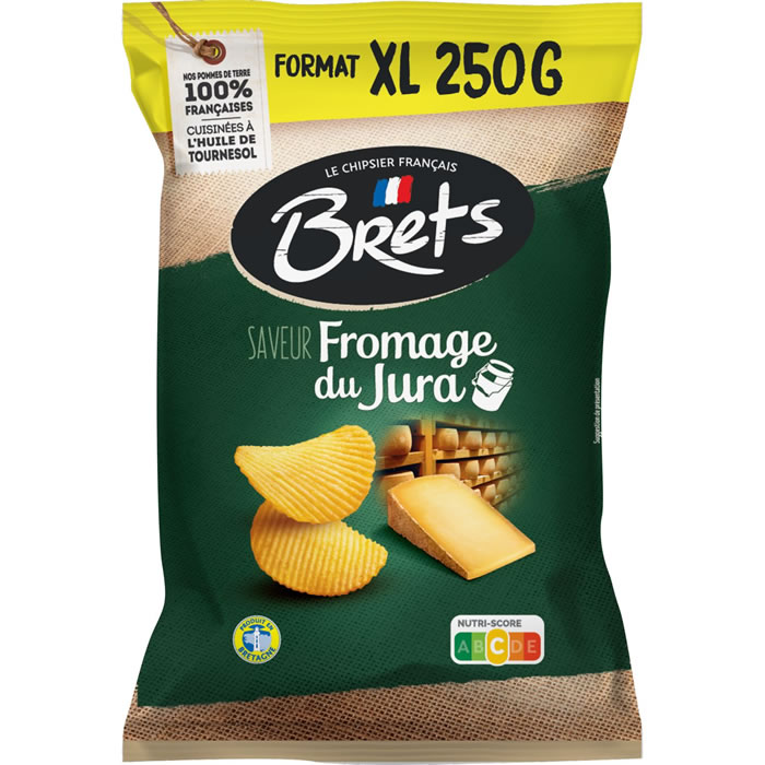 BRET'S Chips goût fromage du Jura