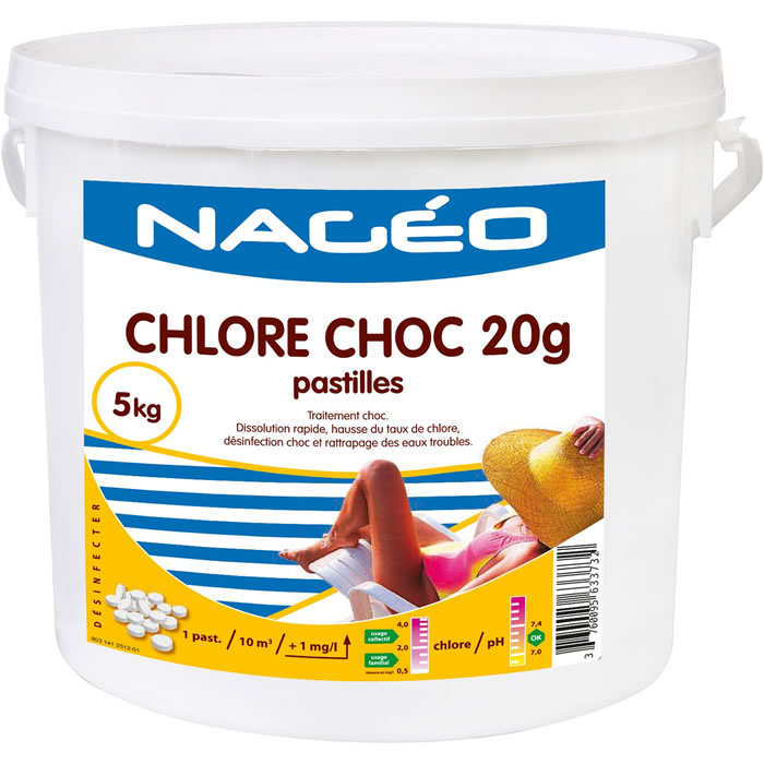 NAGEO Pastilles chlore rapides 50%