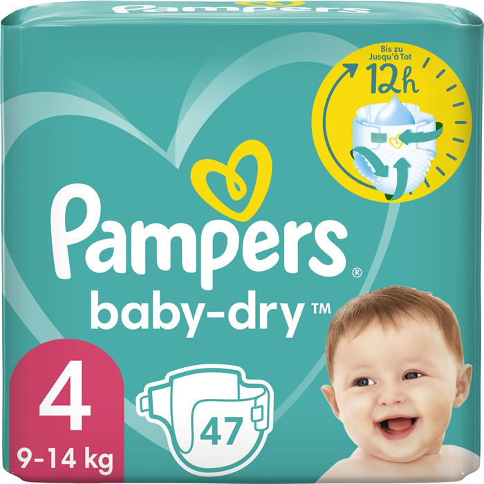 PAMPERS Baby-Dry Couches taille 4 (9-14 kg)