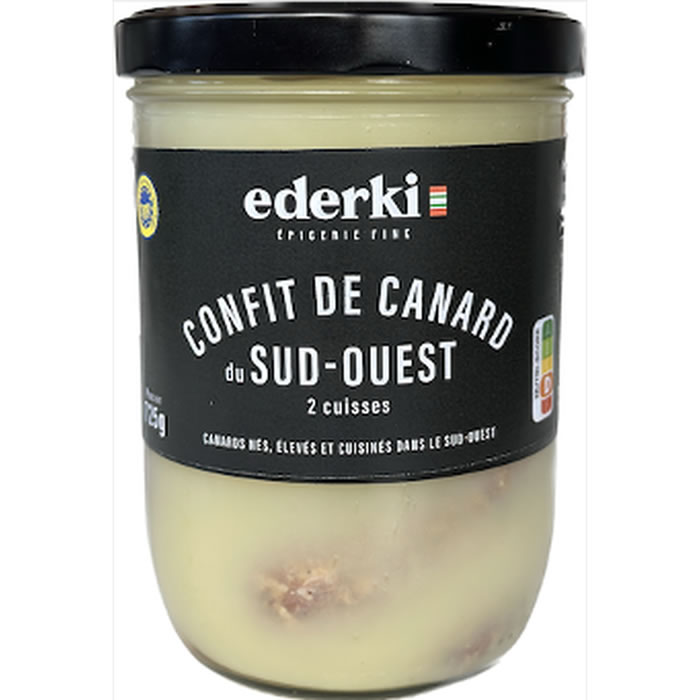 EDERKI Confit de canard du Sud-Ouest IGP