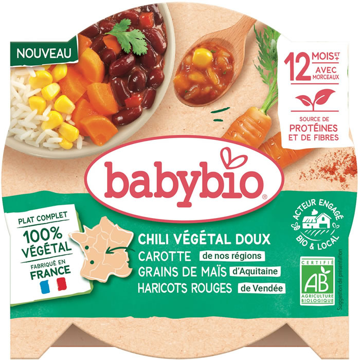BABYBIO Chili végétal doux dès 12 mois bio