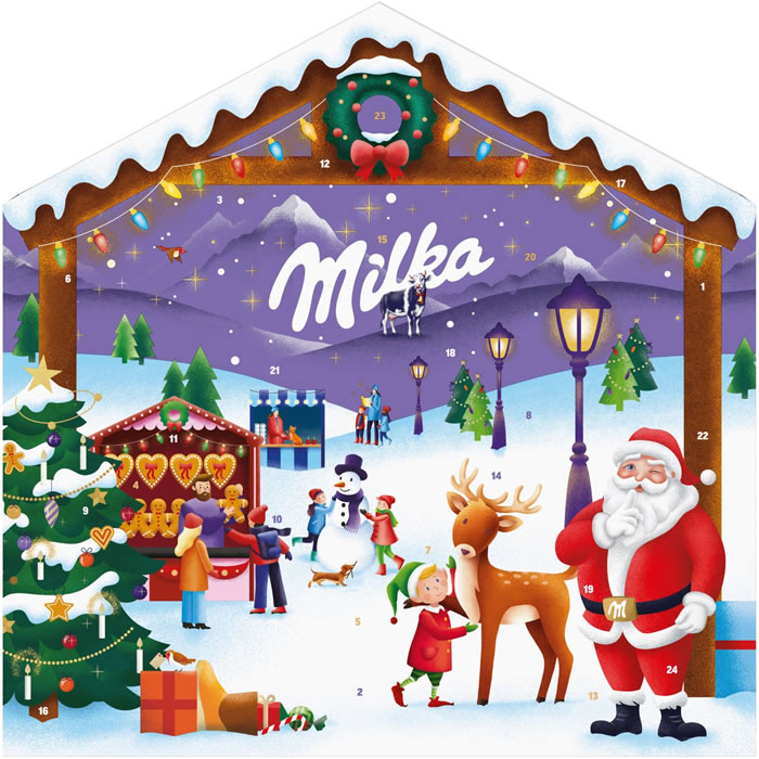 MILKA Calendrier de l'Avent chocolat