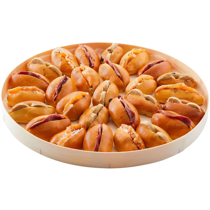 FLUNCH Traiteur Mini navettes au canard et au saumon