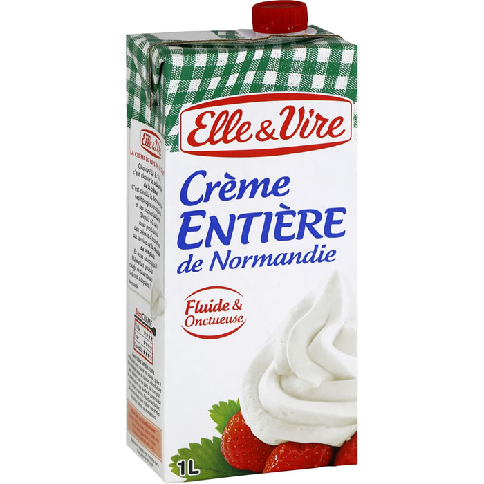 ELLE&VIRE Crème fluide entière 30% M.G UHT
