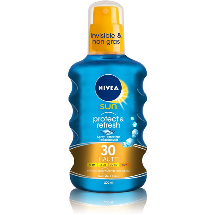 NIVEA NIVEA SUN NIVEA : Spray protection transparent indice 30 200 ml