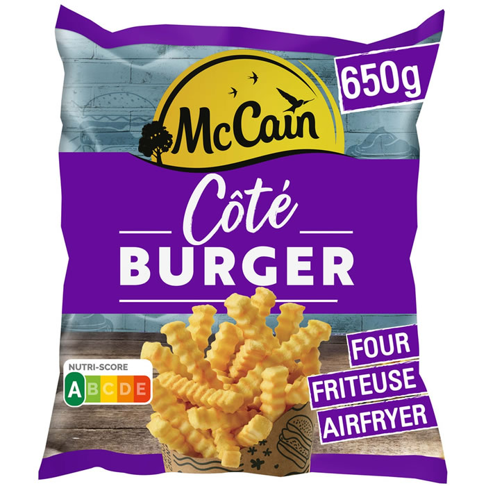 MC CAIN Côté Burger Frites ondulées