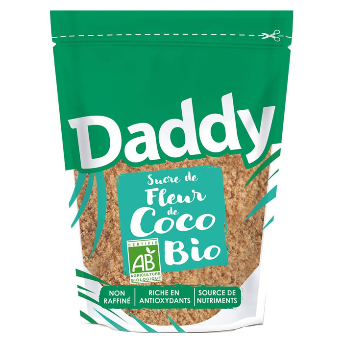 DADDY Sucre de fleur de coco bio en poudre