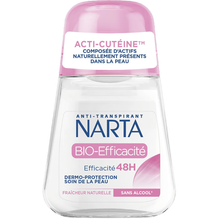 NARTA Bio-Efficacité Déodorant bille anti-transpirant 48h