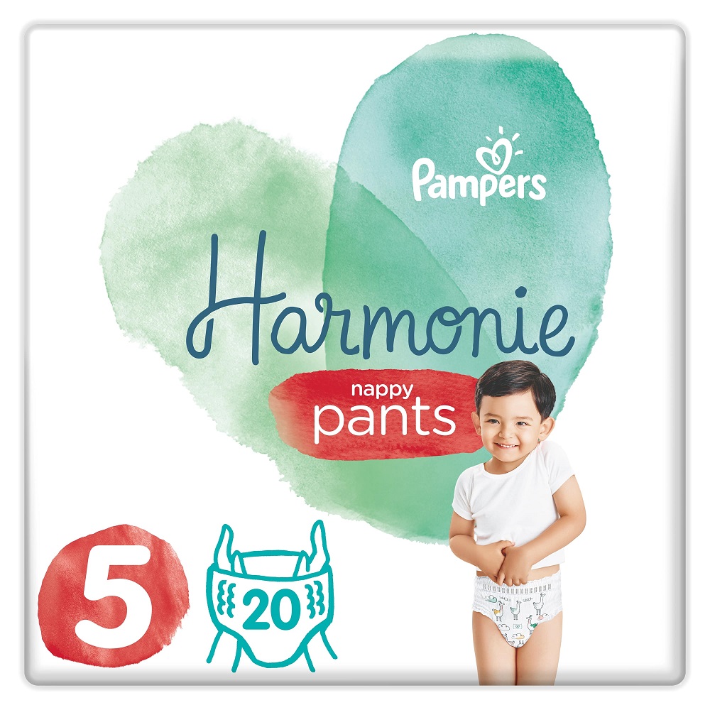 PAMPERS Harmonie Pants Couches-culottes taille 5 (12-17 kg)