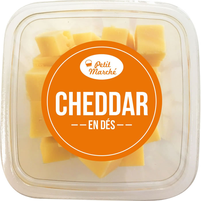 PETIT MARCHE Dés de fromage au cheddar
