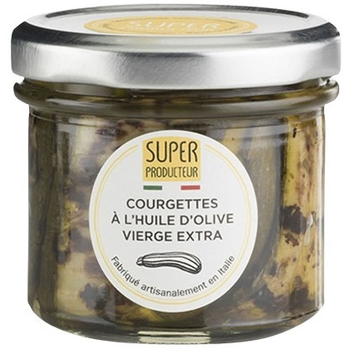 SUPERPRODUCTEUR Courgettes grillées à l'huile d'olive vierge extra