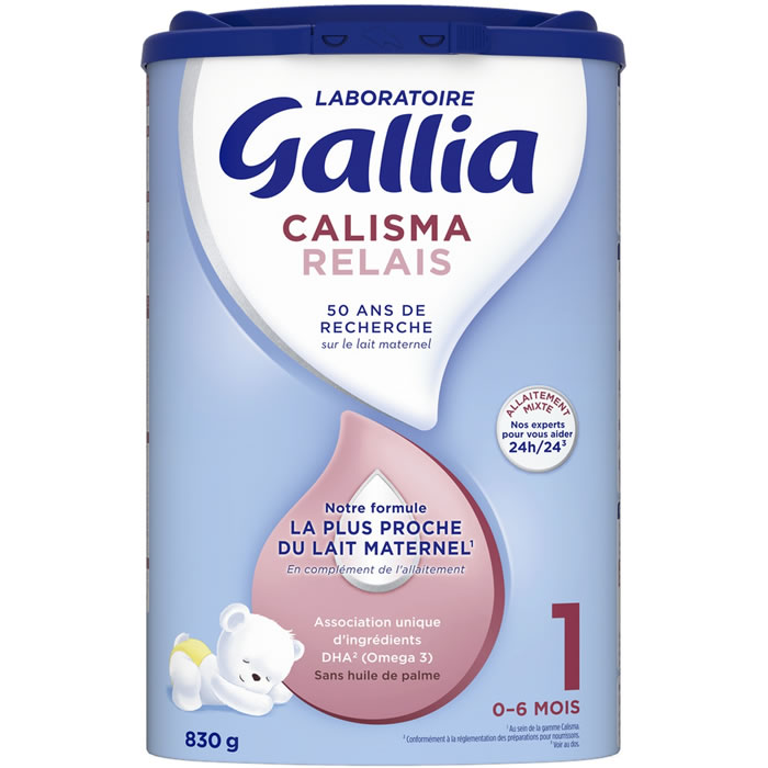 GALLIA Calisma Relais Lait 1er âge en poudre 0/6 mois