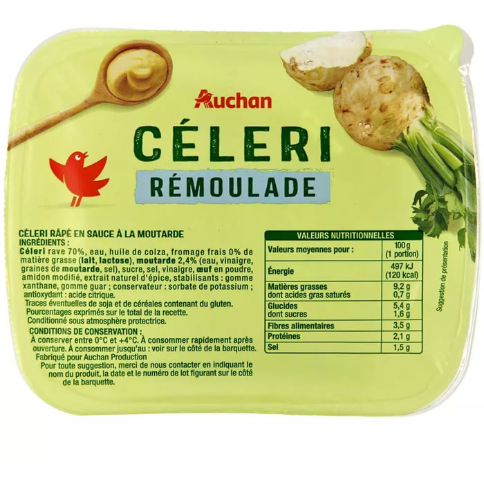 AUCHAN Céleri rémoulade