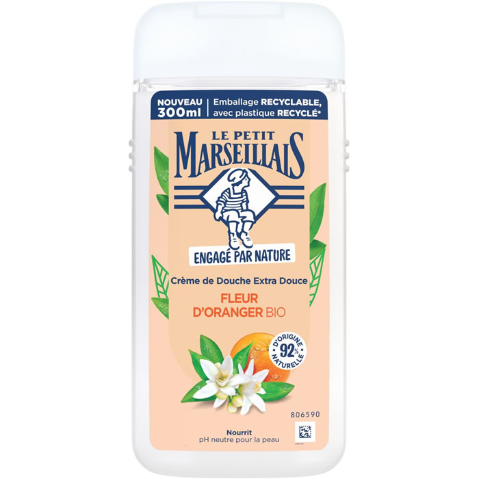 LE PETIT MARSEILLAIS Crème douche à la fleur d'oranger