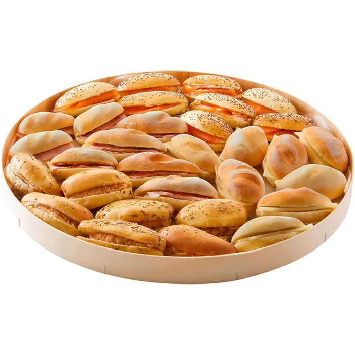 FLUNCH Traiteur Assortiment de mini navettes truite, jambon, thon, comté