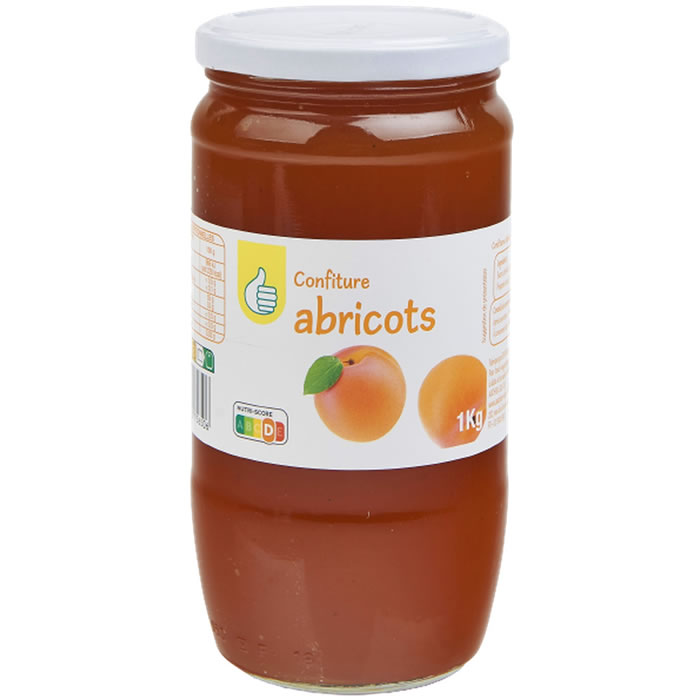 AUCHAN Essentiel Confiture d'abricots