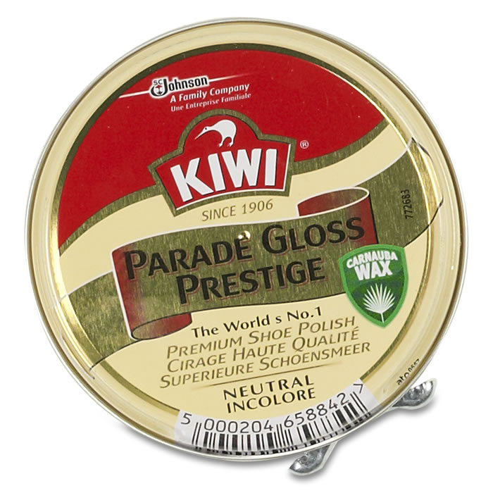 KIWI Prestige Cirage haute qualité soin nourrissant incolore
