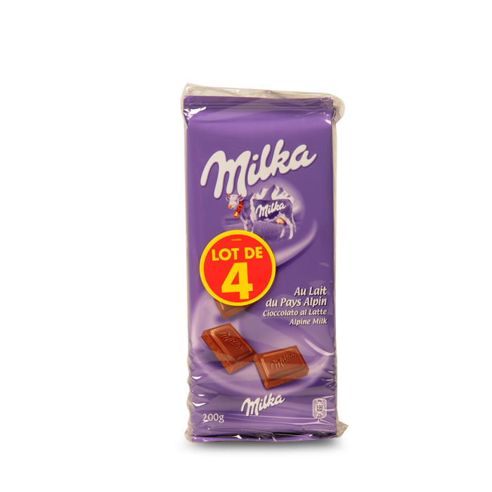 MILKA Tablette de chocolat au lait