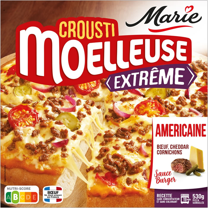MARIE CroustiMoelleuse Extrême Pizza américaine