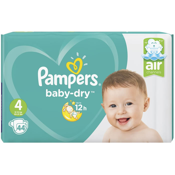 PAMPERS Baby-Dry Couches taille 4 (9-14 kg)