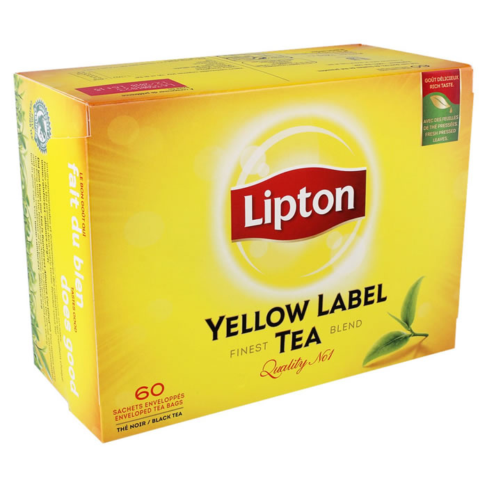 LIPTON Yellow Label Thé noir nature