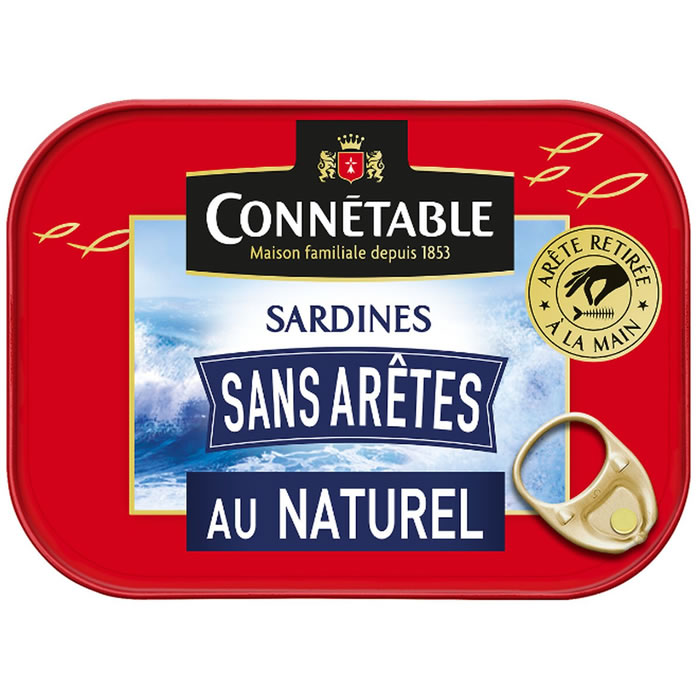 CONNETABLE Sardines natures sans arêtes