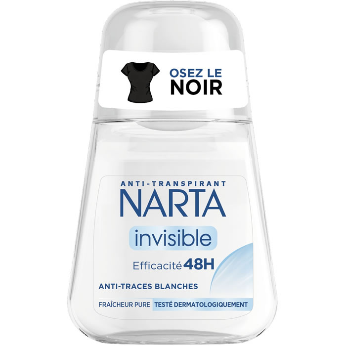 NARTA Invisible Déodorant bille anti-transpirant 48h