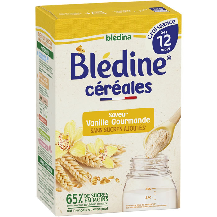 BLEDINA Blédine Céréales en poudre vanille dès 12 mois