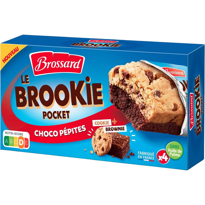 BROSSARD Pocket Gâteaux brookie aux pépites de chocolat