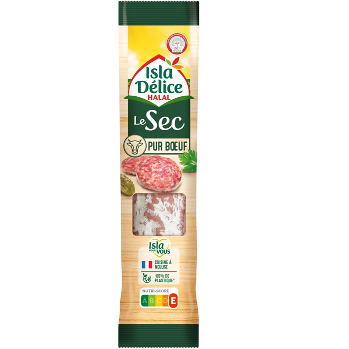 ISLA DELICE Le Sec Saucisson sec nature halal