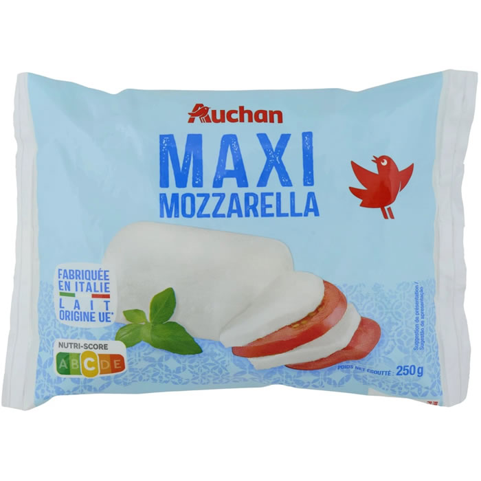 AUCHAN Mozzarella maxi