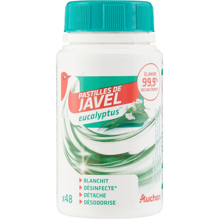 AUCHAN Pastilles de javel eucalyptus