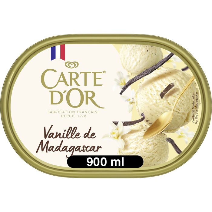 CARTE D'OR Crème glacée à la vanille de Madagascar