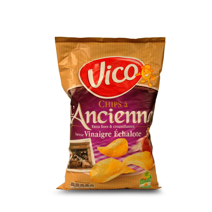 VICO Chips à l'ancienne saveur vinaigre et échalote