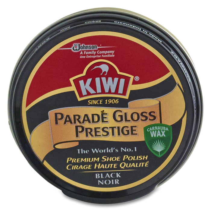 KIWI Prestige Cirage haute qualité soin nourrissant noir