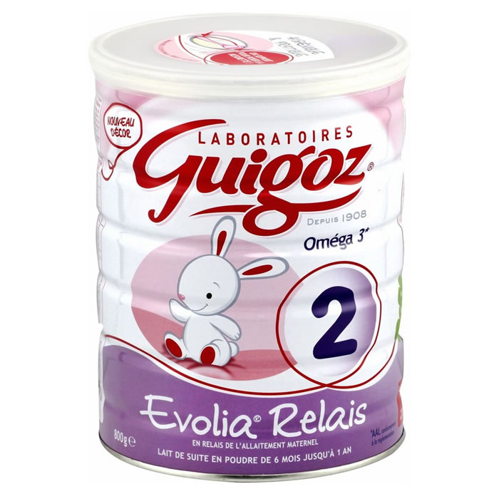 GUIGOZ Evolia Relais Lait 2ème âge en poudre 6/12 mois