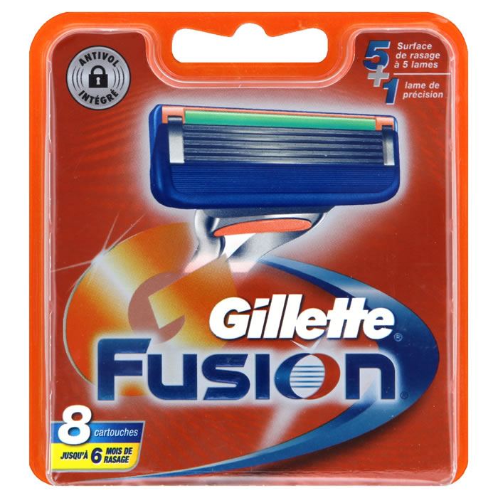 GILLETTE Fusion Recharge pour rasoir 5 lames