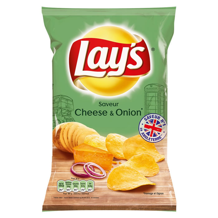 LAY'S Chips saveur fromage et oignon
