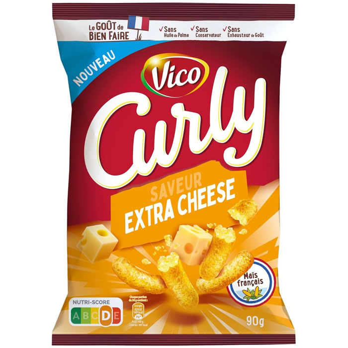 VICO Curly Biscuits soufflés goût fromage
