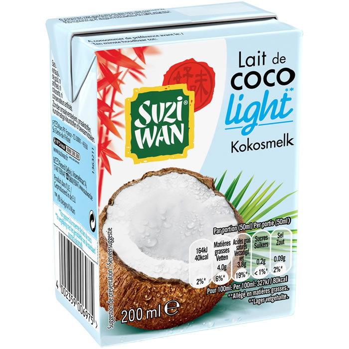 SUZI-WAN Lait de coco light