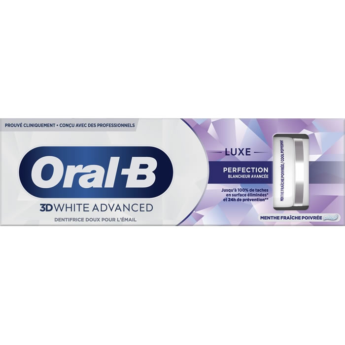ORAL-B 3D White Advanced Dentifrice blancheur luxe perfection