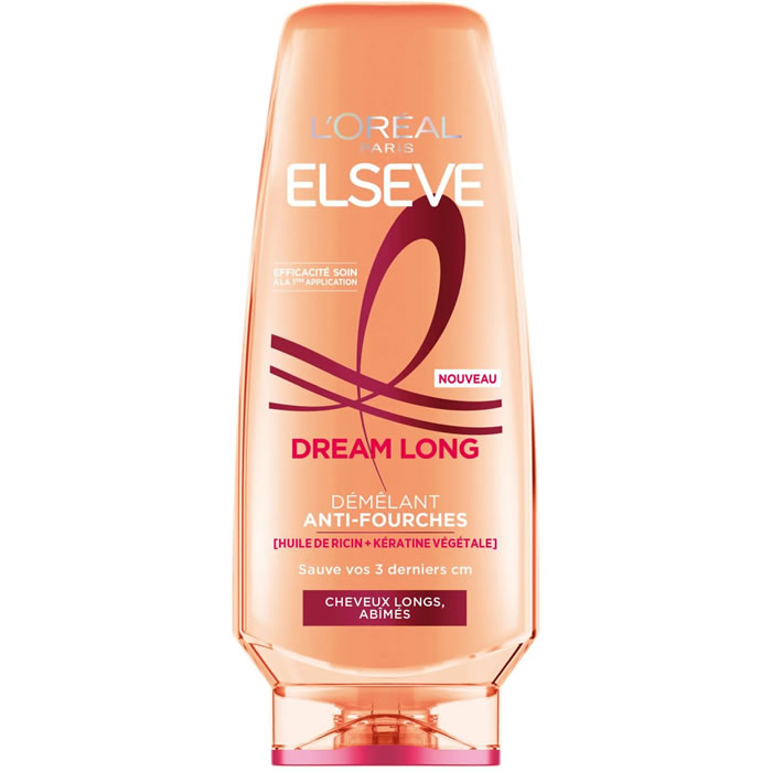 ELSEVE Dream Long Après-shampoing anti fourches huile de ricin et kératine