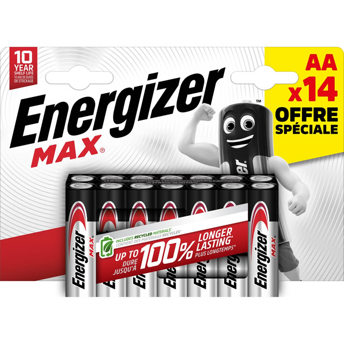 ENERGIZER Max Piles alcalines LR06 - type AA