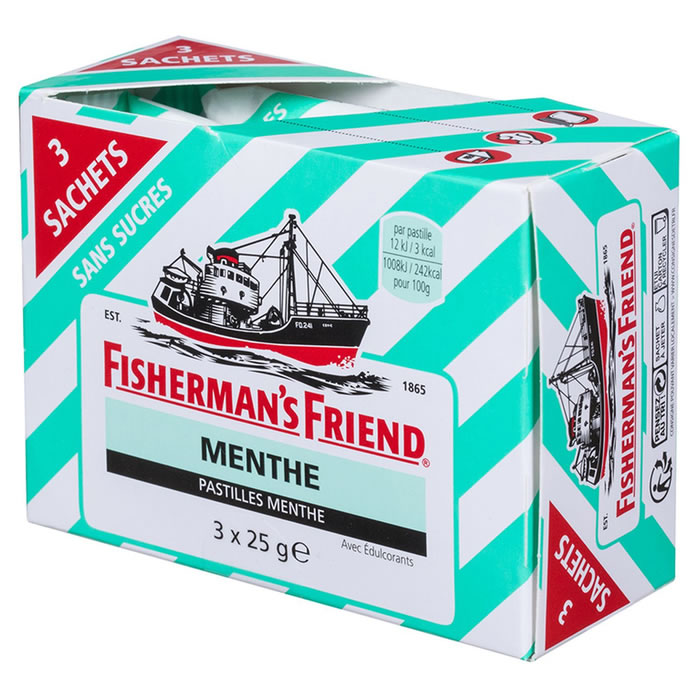 FISHERMAN'S FRIEND Pastilles à la menthe sans sucres
