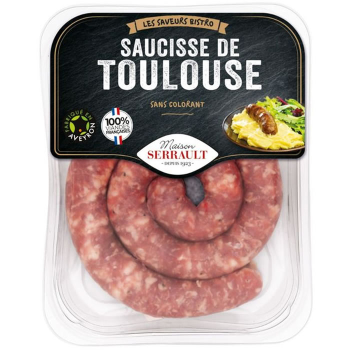 MAISON SERRAULT Saucisses de Toulouse