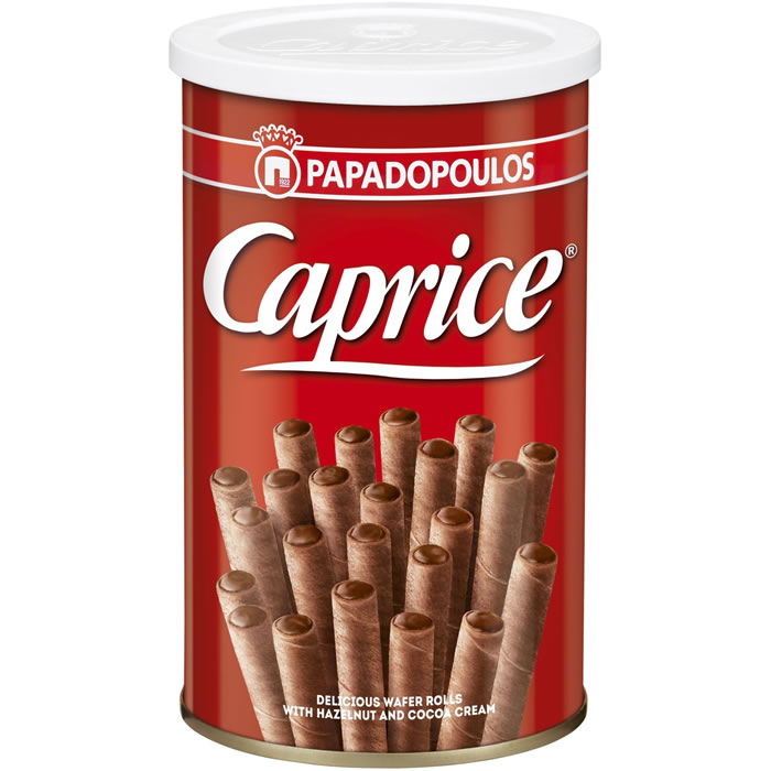 PAPADOPOULOS Caprice Gaufrettes fourrés à la noisette et cacao