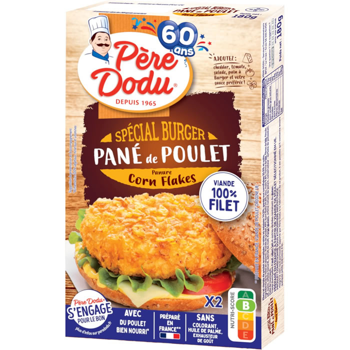 PERE DODU Spécial Burger Panés de poulet