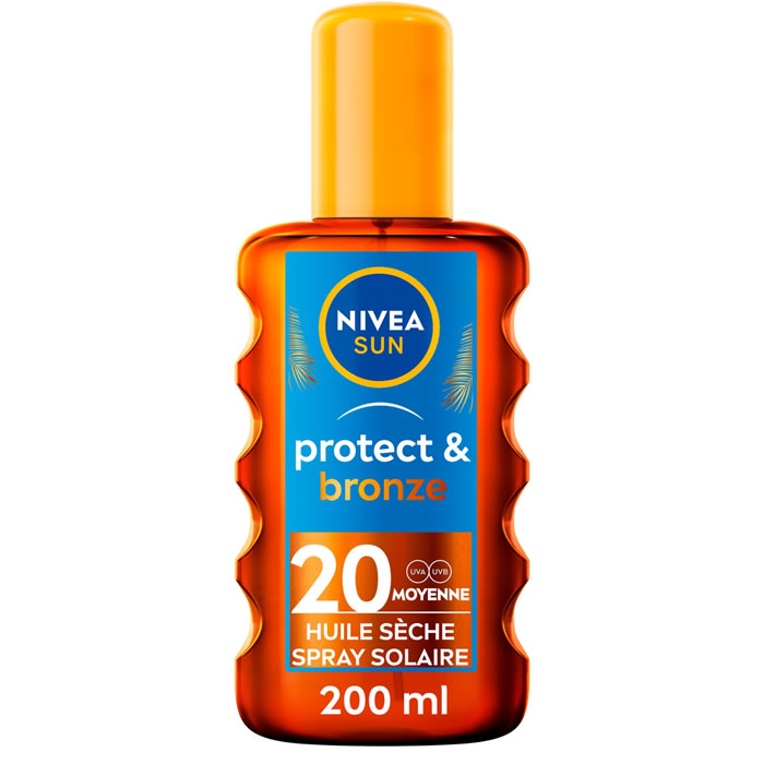 NIVEA Sun Protect & Bronze Huile sèche bronzante FPS 20
