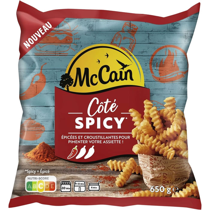 MC CAIN Spicy Frites ondulées épicées